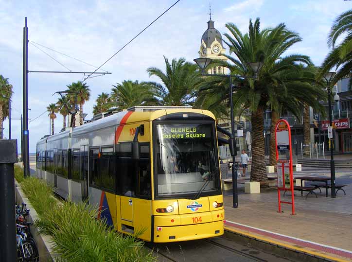Adelaide Metro Bombardier Flexity tram 104